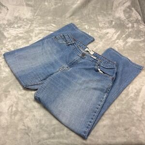 Levi Strauss‎ Signature Stretch Mid Rise Bootcut Jeans Light Wash Size 16 Misses
